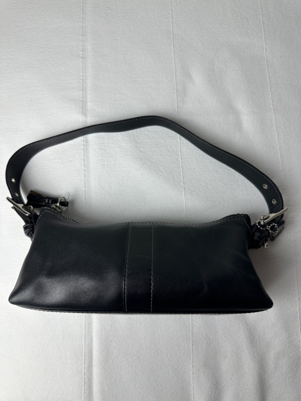 Coach Black Leather Shoulder Bag